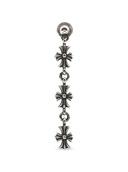 Tiny E Plus 3 drop earring