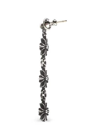 Tiny E Plus 3 drop earring